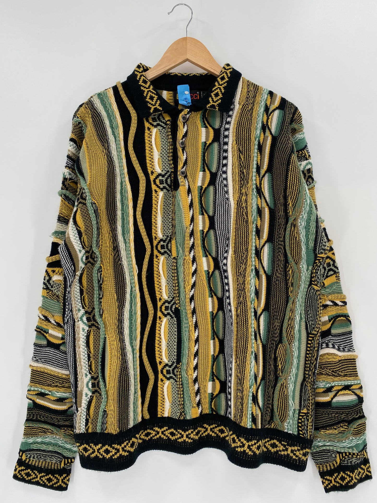 Vintage 3D COOGI- Style Size L Knit Sweater / K1520