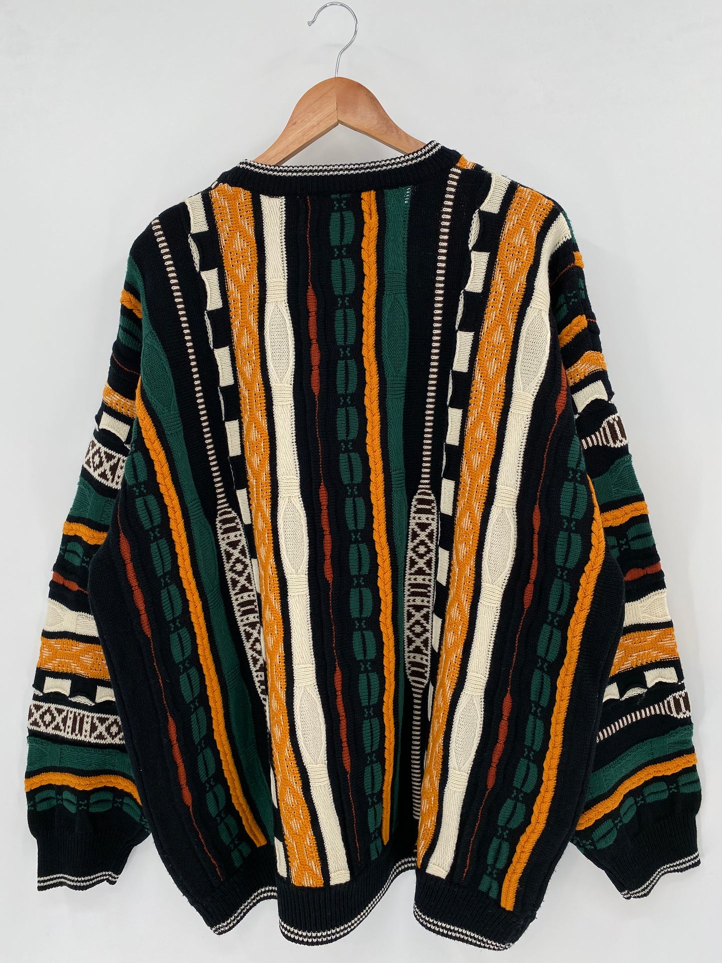 Vintage 3D COOGI- Style Size XXL Knit Sweater / K3477