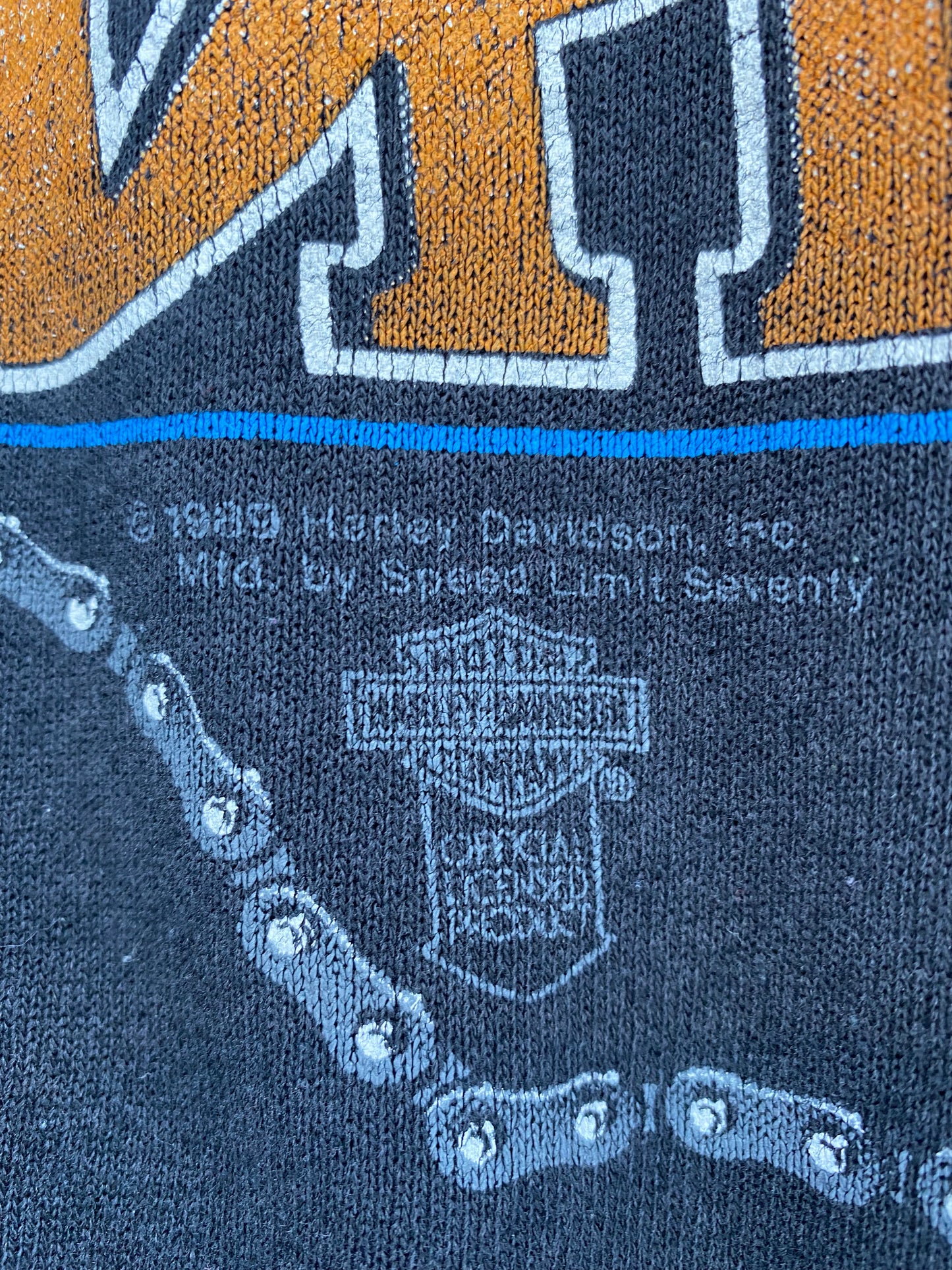 1989' HARLEY DAVIDSON Made in USA Size XL Vintage Sweat-Shirt / K2098