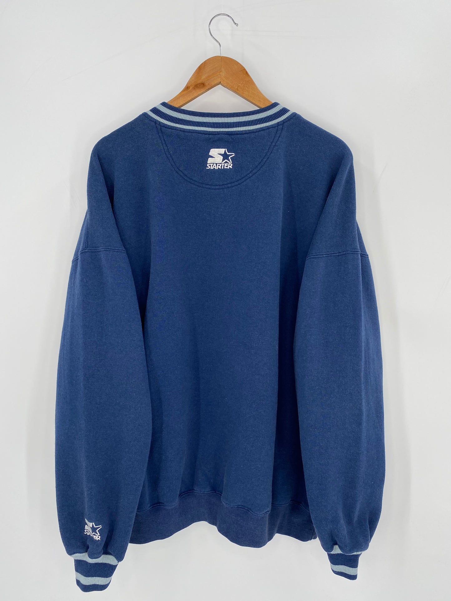 00' STARTER DALLAS COWBOYS Size XXL Vintage NFL Sweat-Shirt / 9433
