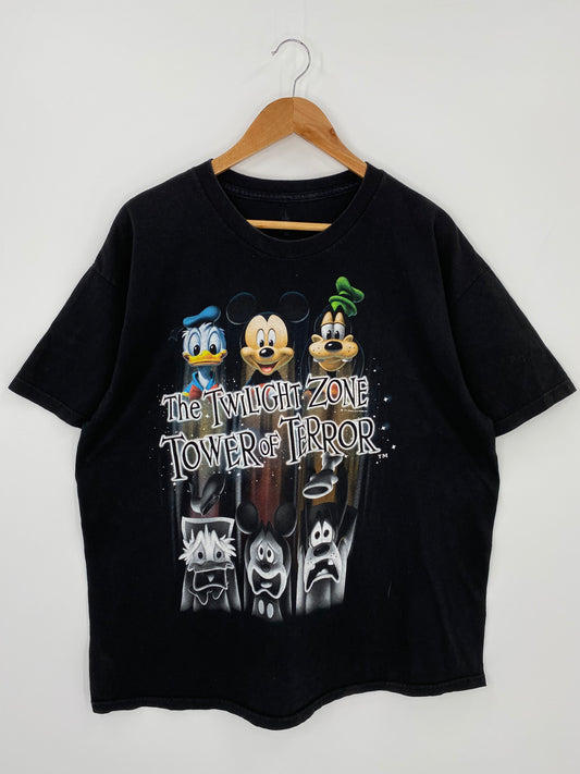 00’ DISNEY TOWER OF TERROR Size XL Vintage T-Shirt / K1164