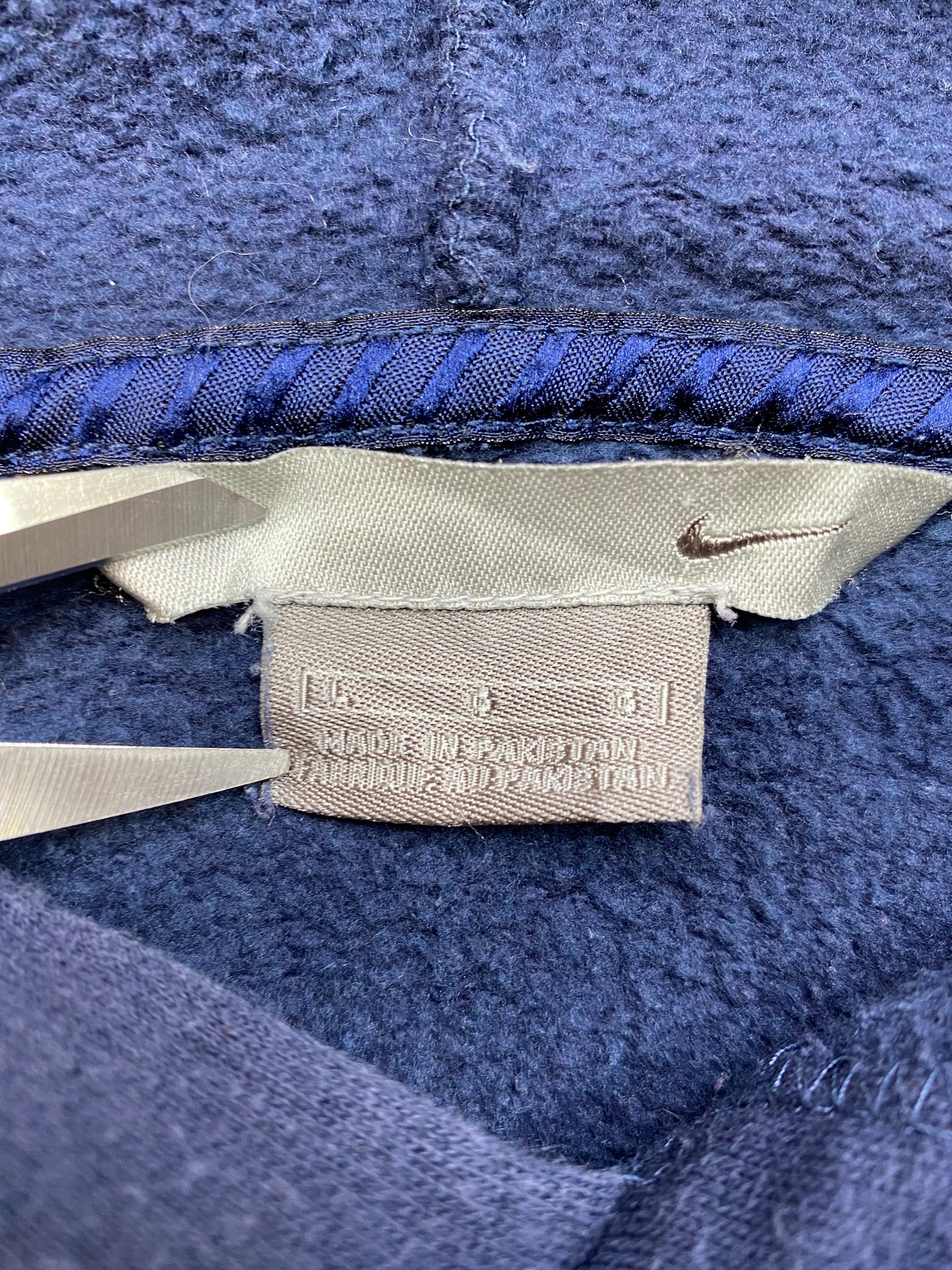 00’ NIKE Center Logo Size L Vintage Hoodie Sweat-Shirt / 5256