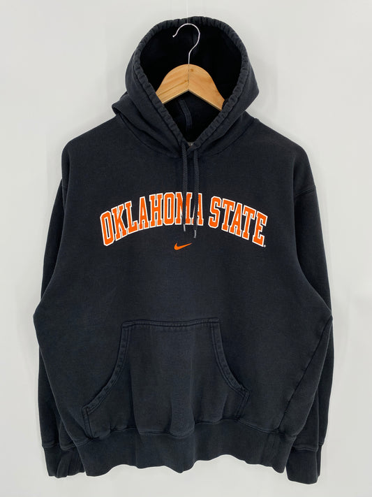 00’ NIKE OKLAHOMA STATE Size M Vintage Hoodie Sweat-shirt / 6709