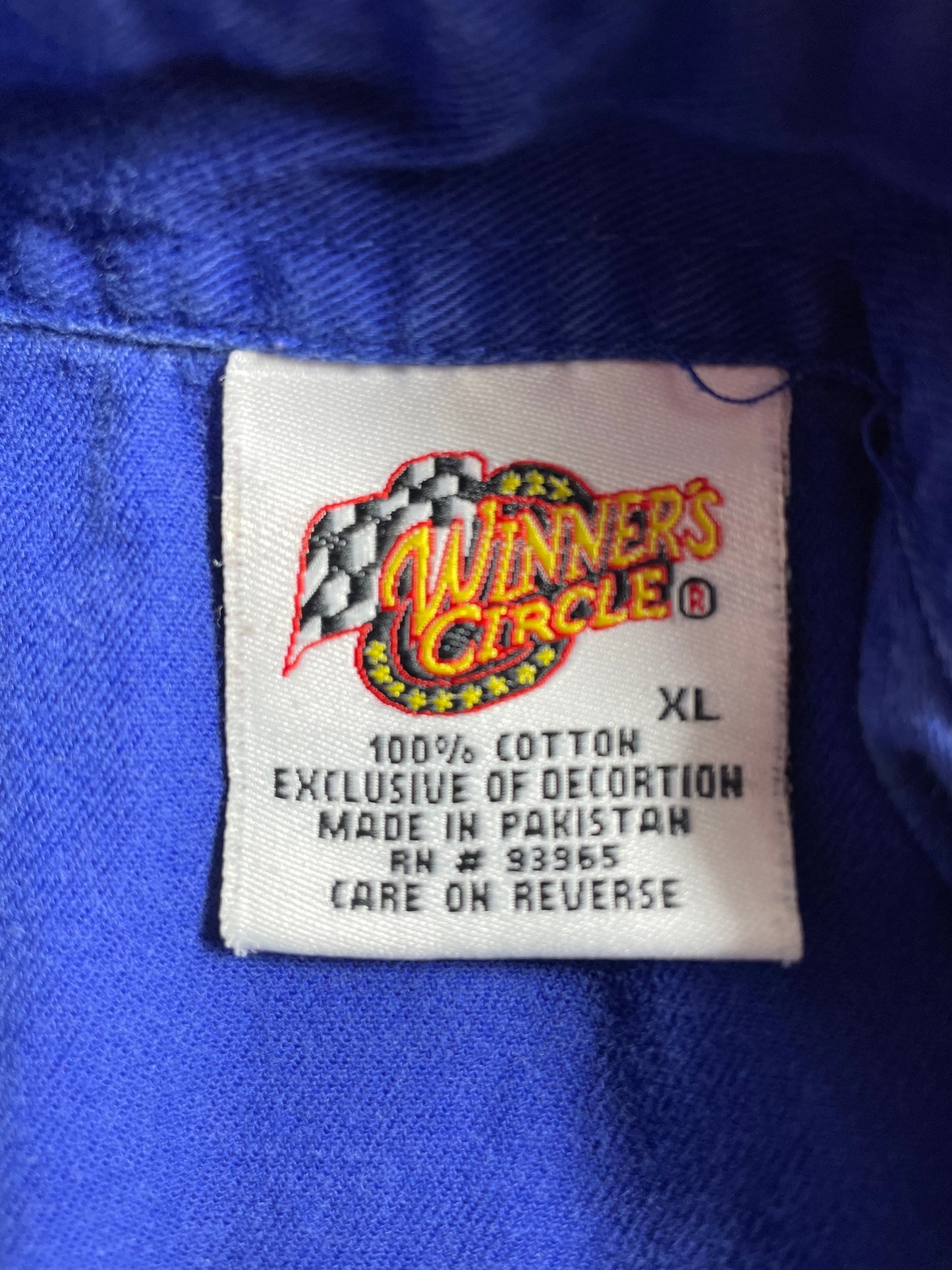 .Vintage LOWE'S RACING TEAM JIMMIE JOHNSON Size XL Racing Button down Shirt / E3601B