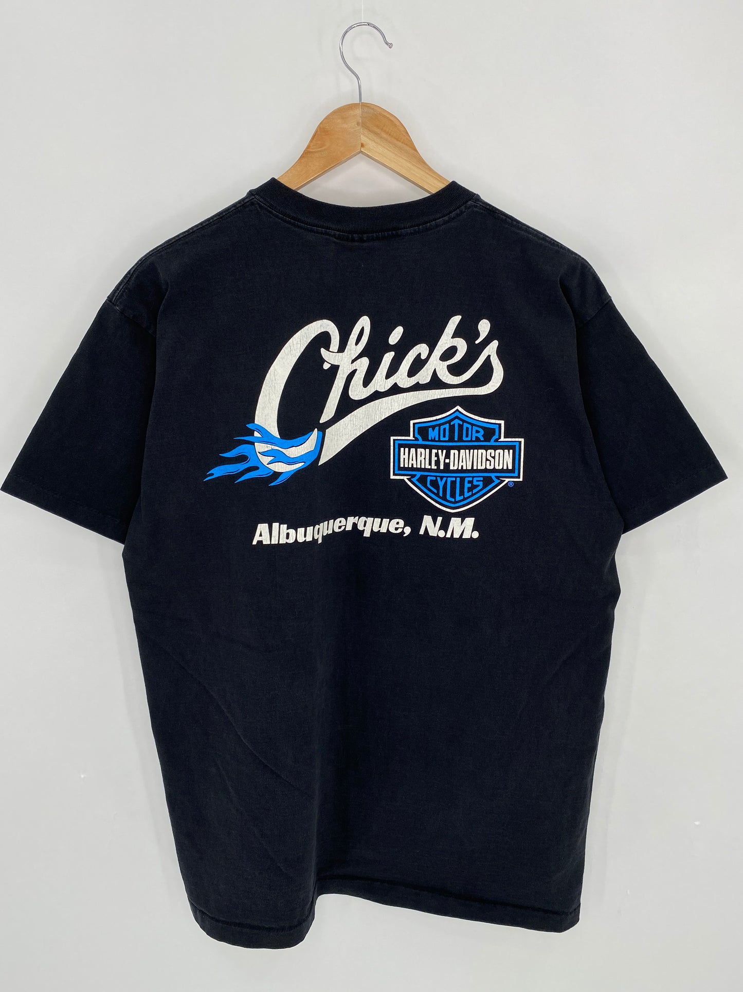 1993 HARLEY DAVIDSON Made in USA Size L Vintage T-Shirts / 6198