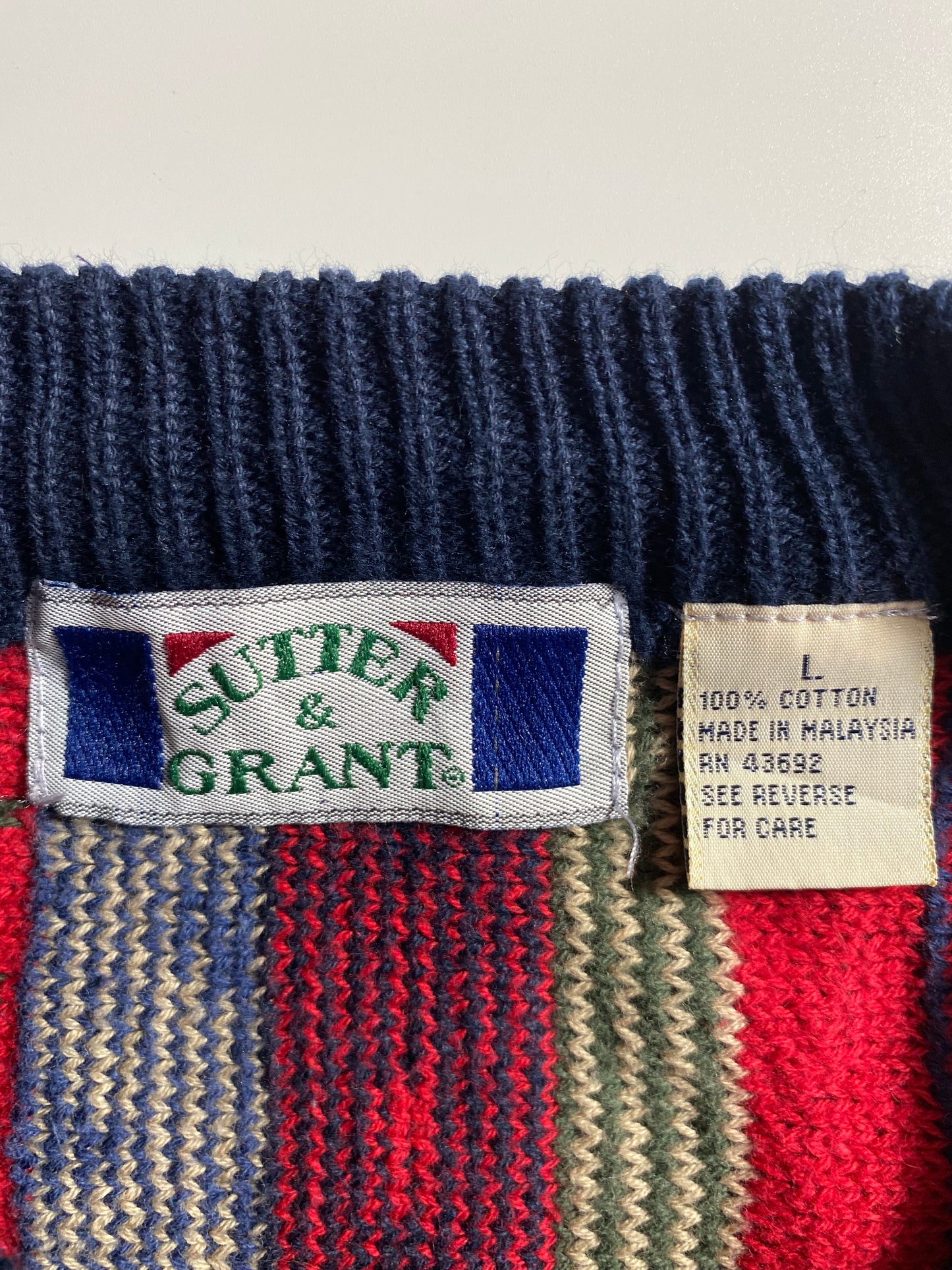 Vintage 3D COOGI- Style Size L Knit Sweater / K3936