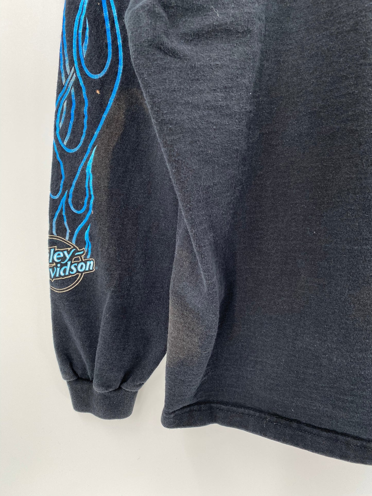 90’s HARLEY DAVIDSON Made in USA Size XL Vintage Long Sleeve T-Shirt / E523