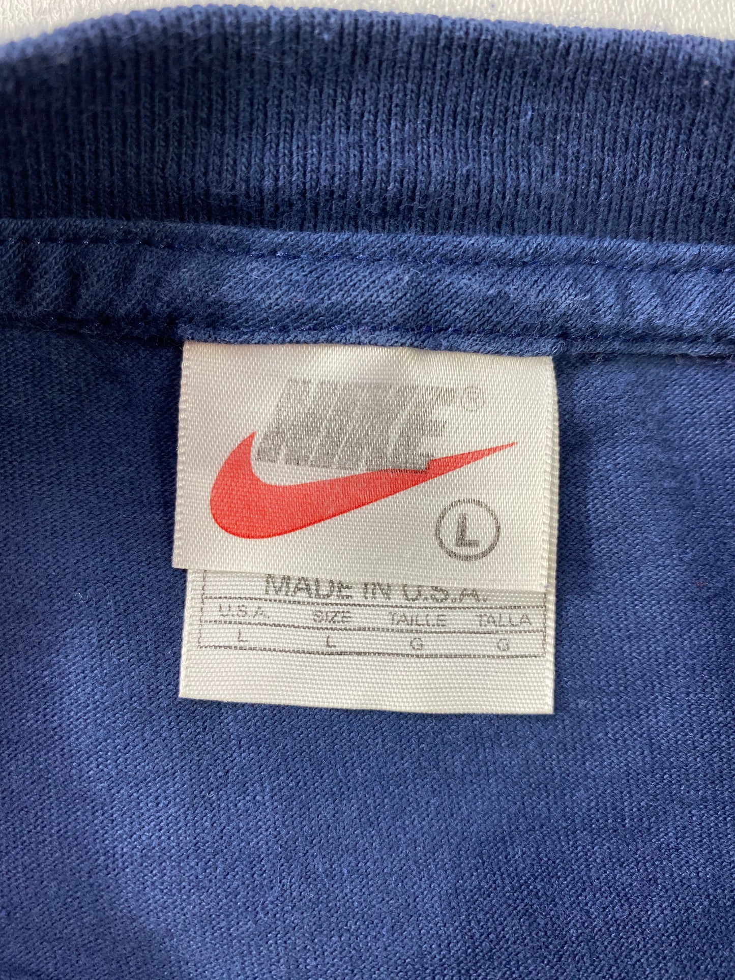 90’s NIKE Made in USA Vintage Size L T-Shirt / 6336