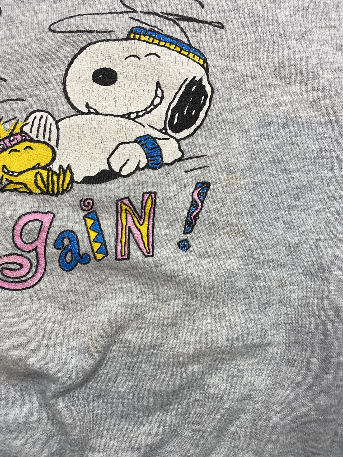 90’s SNOOPY Made in USA Size XL Vintage Sweat-Shirt / E329