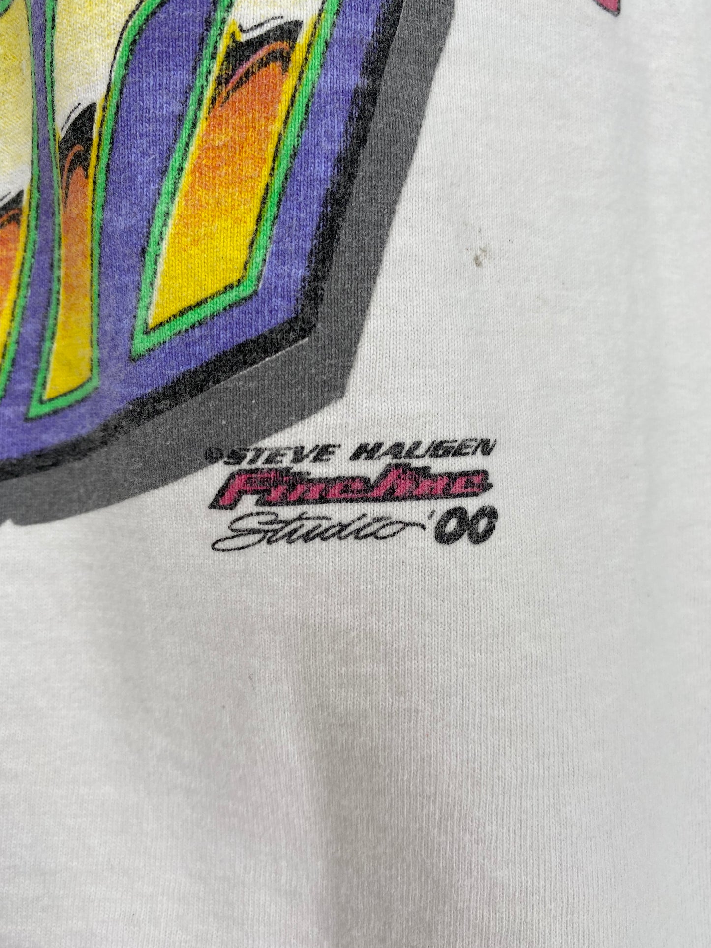 00’ NHRA GARY SCHELZI ALAN JOHNSON Made in USA Size XL Vintage Racing T-shirt / k1792