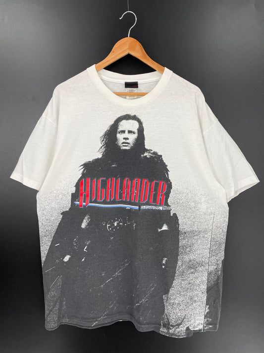 .1986 HIGHLANDER Made in USA Size XL Vintage Movie T-Shirt / E5249T