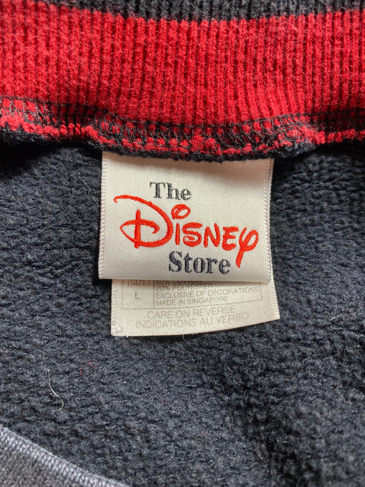 00’ DISNEY MICKEY Size L Vintage Sweat-Shirts / E1990S