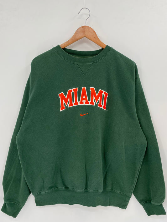 00’ NIKE MIAMI Size M Vintage Sweat-Shirts / K2570