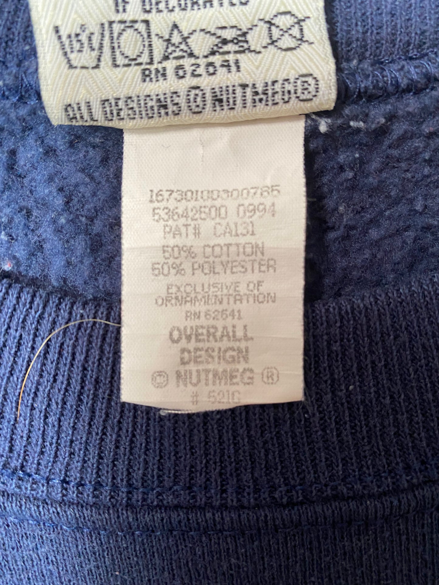 90’s NOTRE DAME Size L Made in USA College Sweat-Shirt / K3396