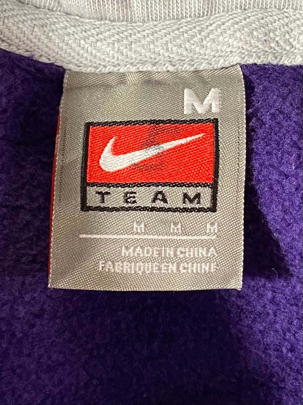 00’ NIKE KANSAS STATE Size M Vintage Hoodie Sweat-shirt / 7911