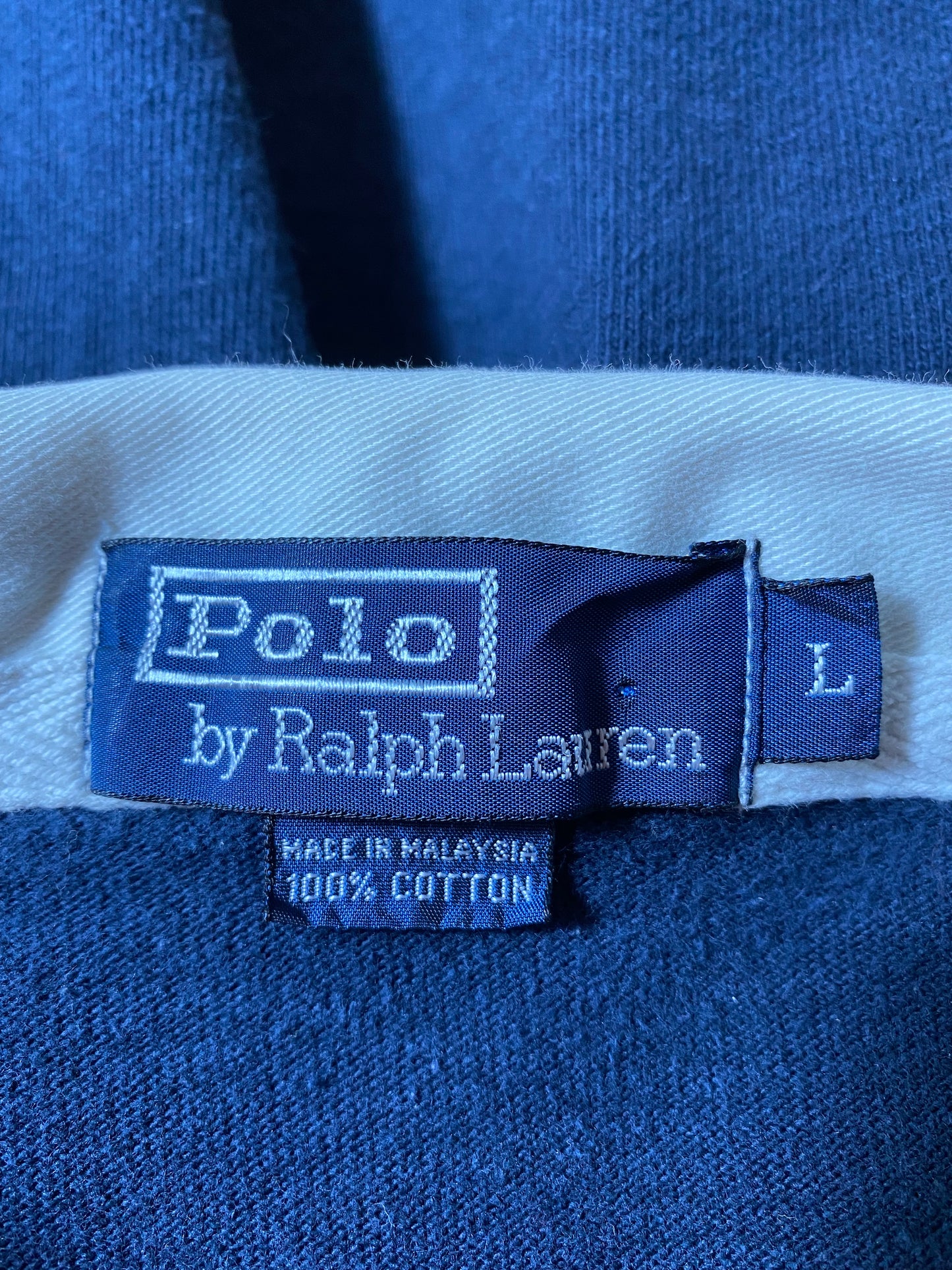 90’s POLO RALPH LAUREN Size L Vintage Rugby-Shirt / K3881