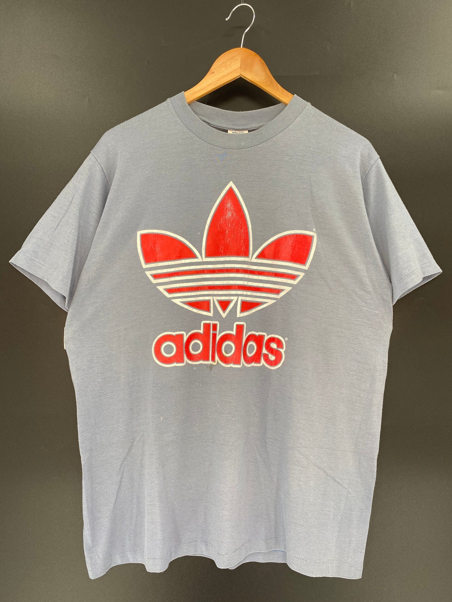 .80's ADIDAS Made in USA Size XL Vintage T-Shirt / E2858T