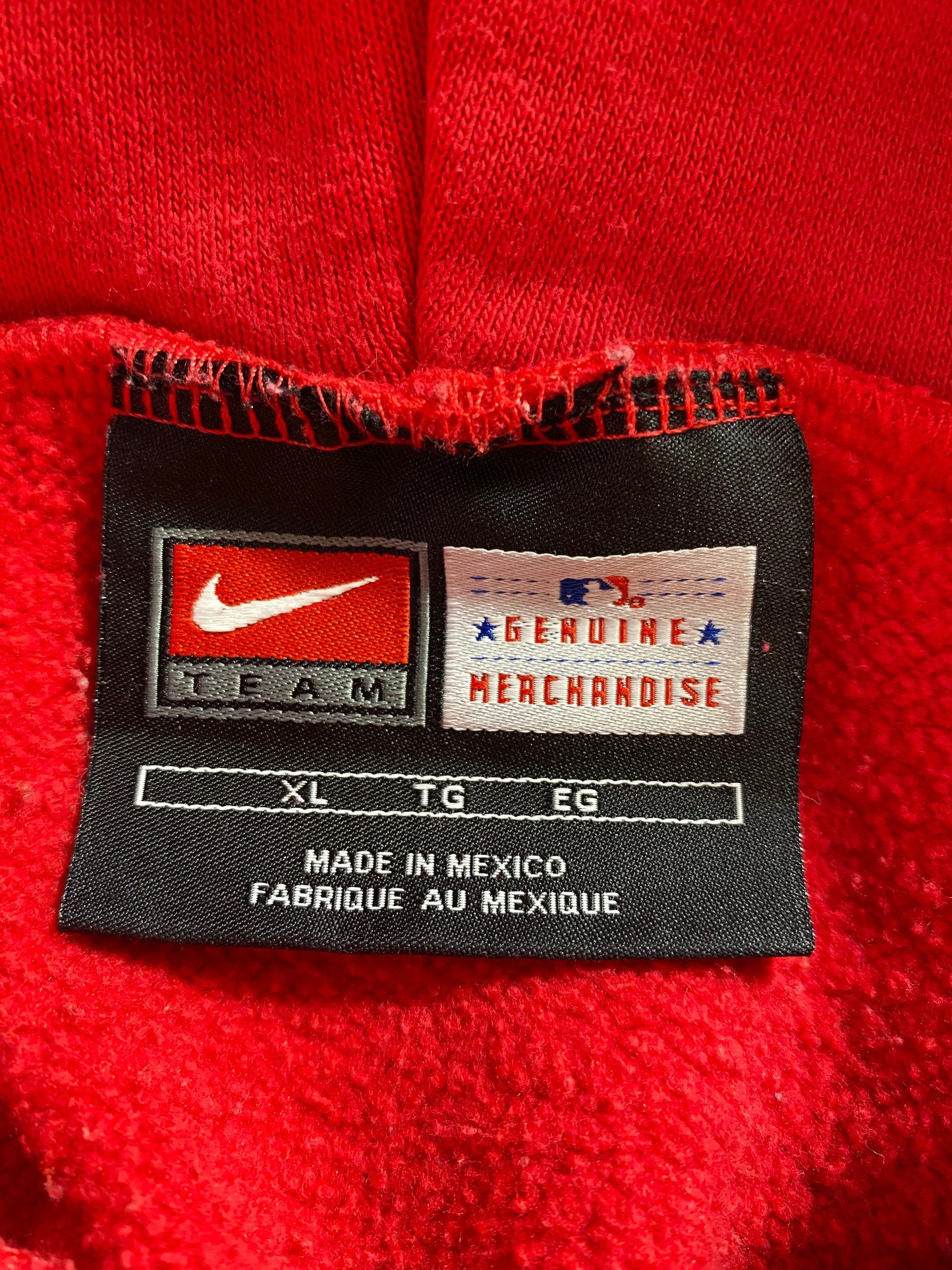 00’ NIKE RED SOX Size XL Vintage MLB Sweat-shirt / 7814