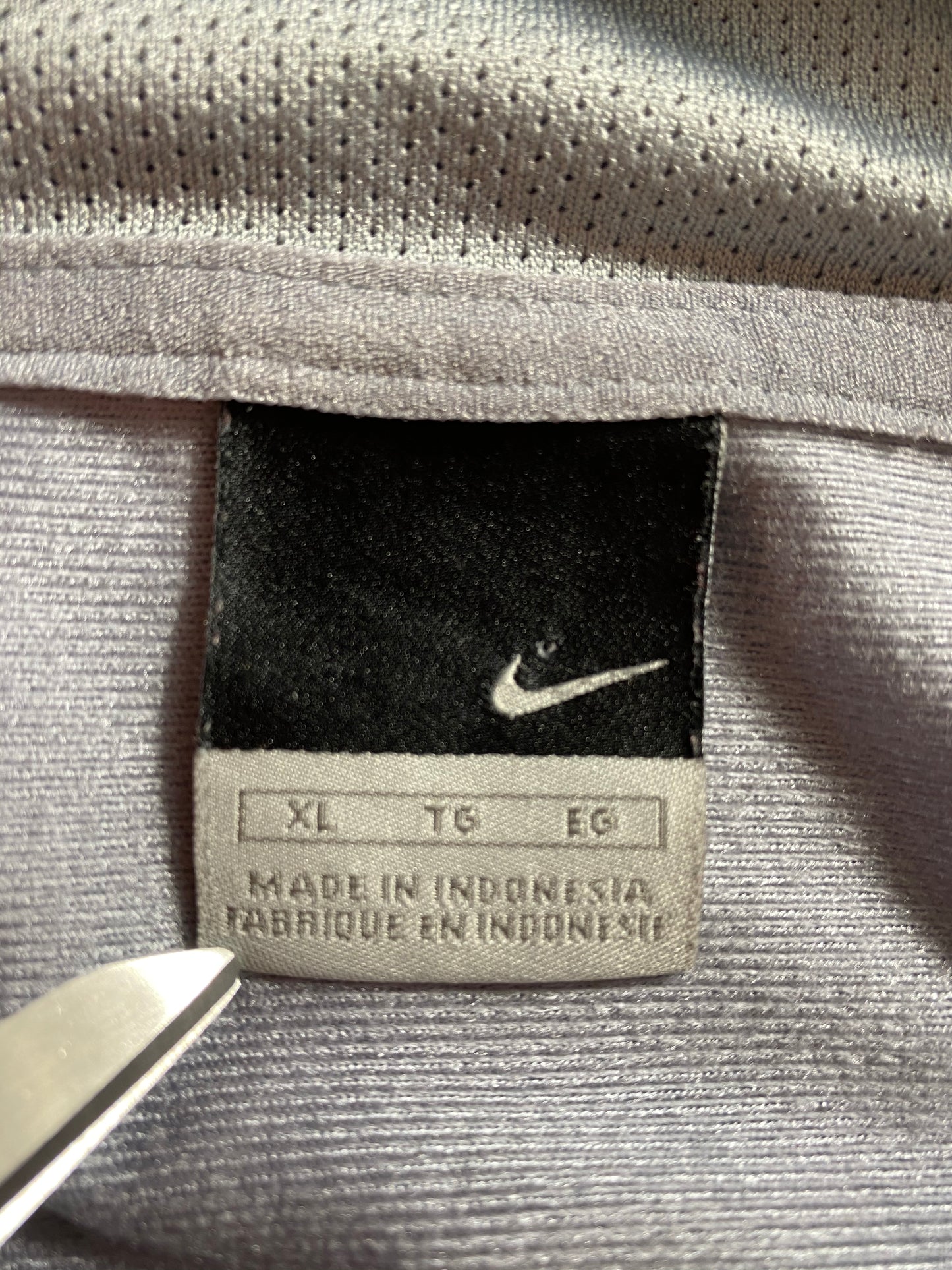 00’ NIKE Center Swoosh Size Ladies XL Vintage Long Sleeve-shirt / 8885