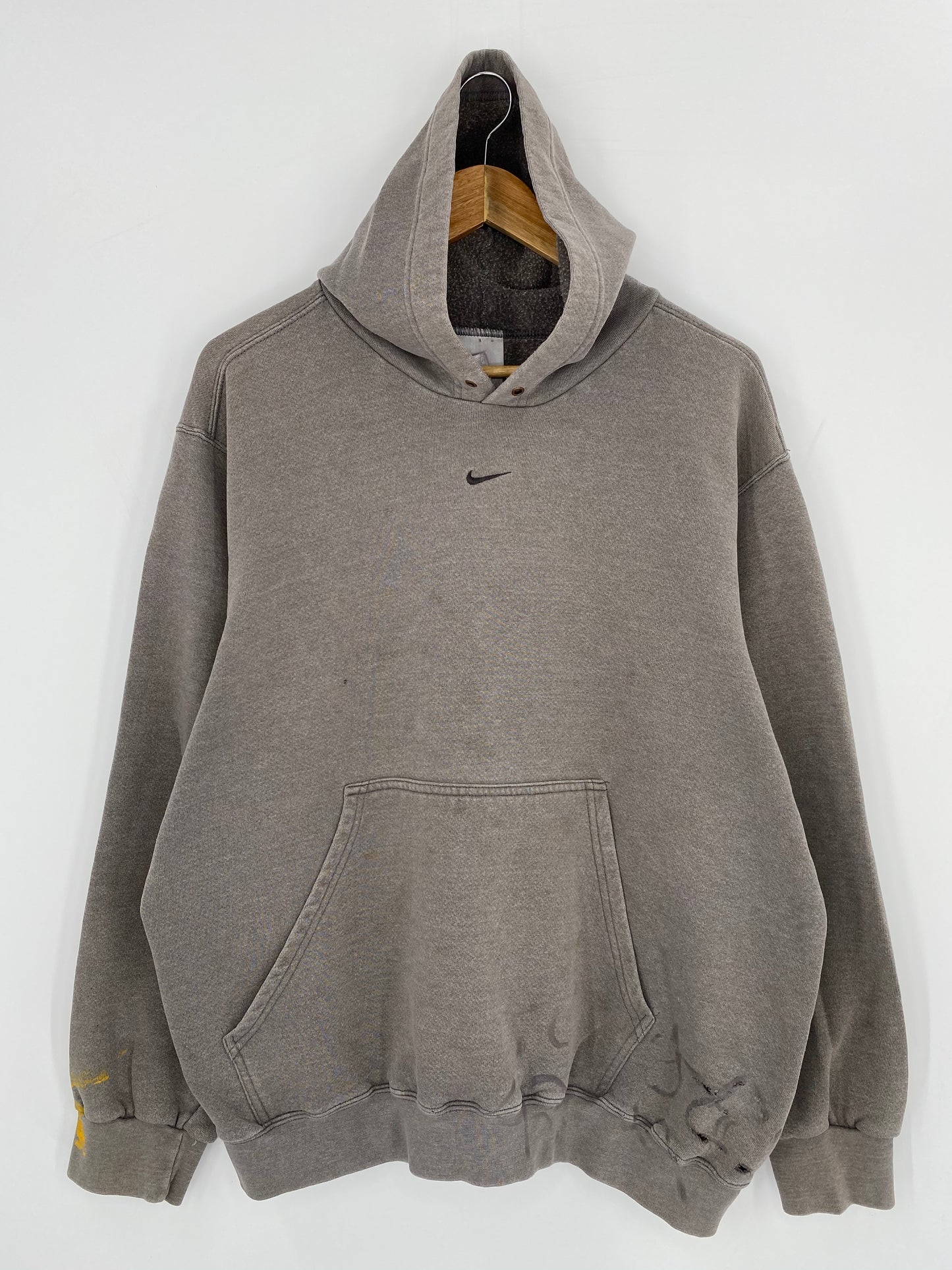 00’ NIKE Center Swoosh Size L Vintage Hoodie Sweat-shirt /9086