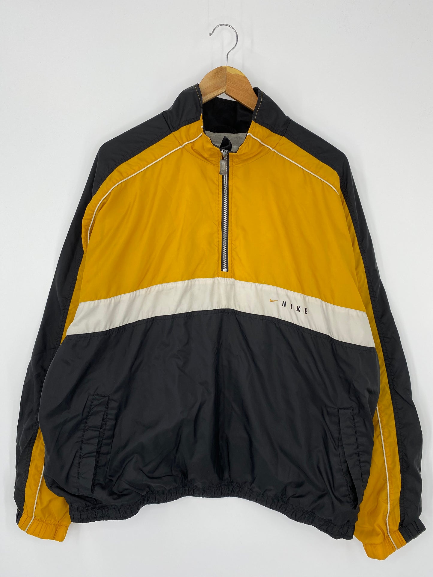 90’s NIKE Size XL Vintage Half-zip Nylon Jacket  / 8106