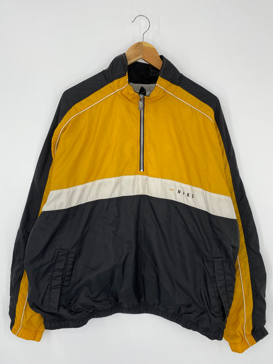 90’s NIKE Size XL Vintage Half-zip Nylon Jacket  / 8106