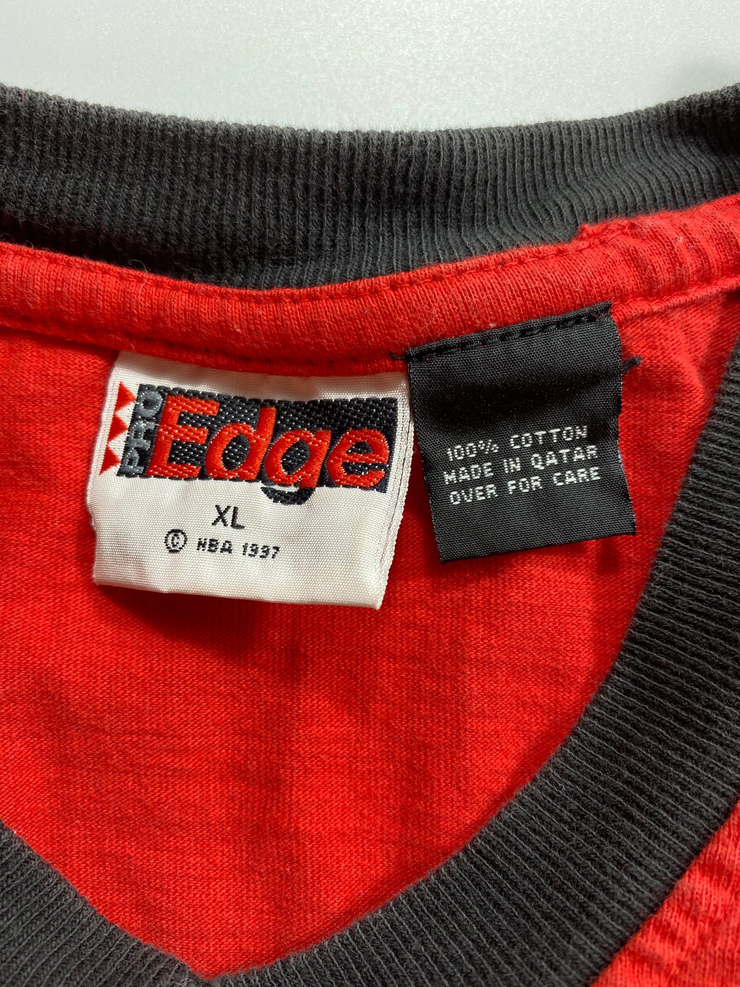 1997 CHICAGO BULLS Size XL Vintage NBA T-Shirt /K7437