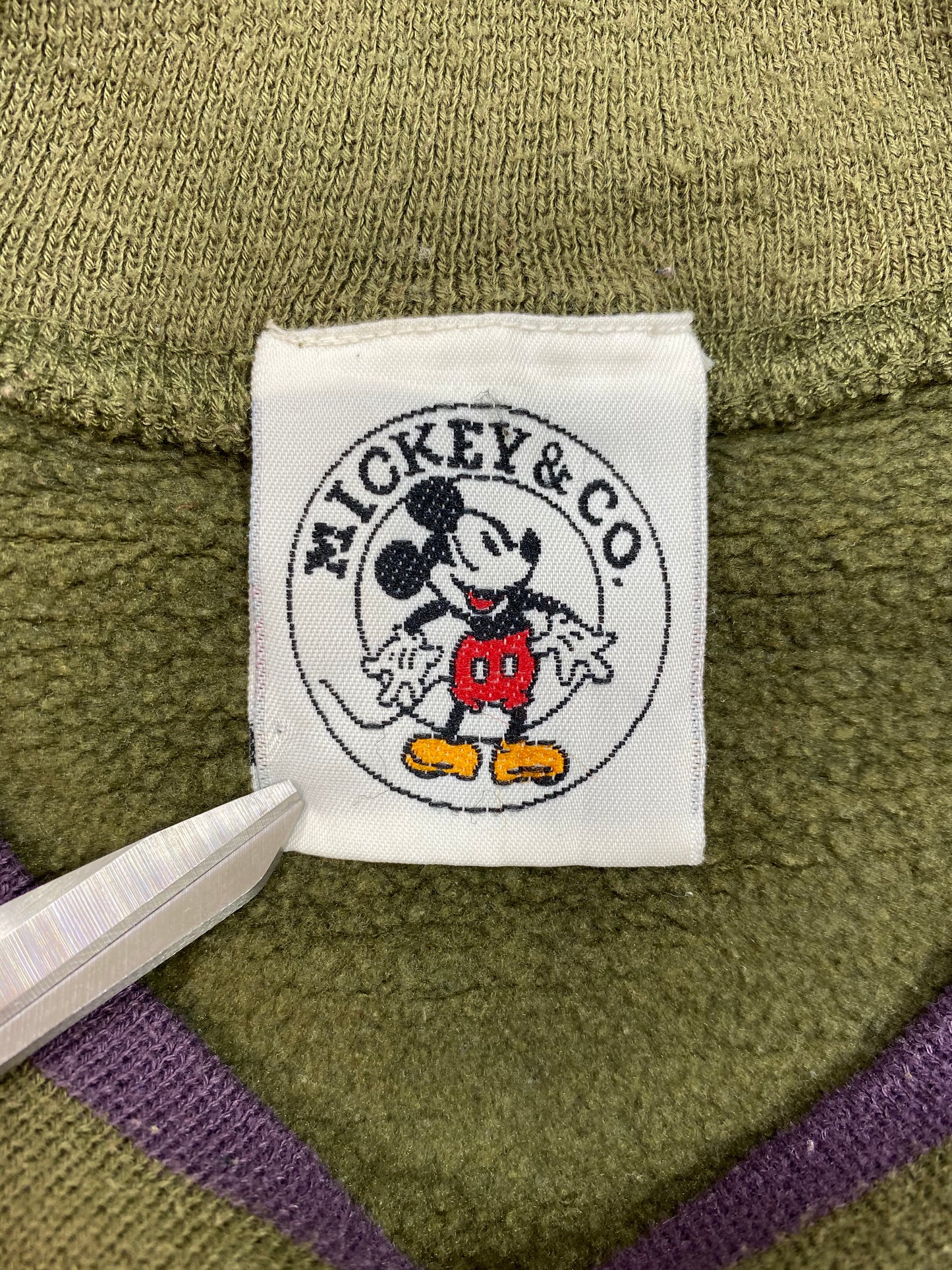 90’s Disney Mickey Genuine Garment Vintage Sweat-Shirt / 4868