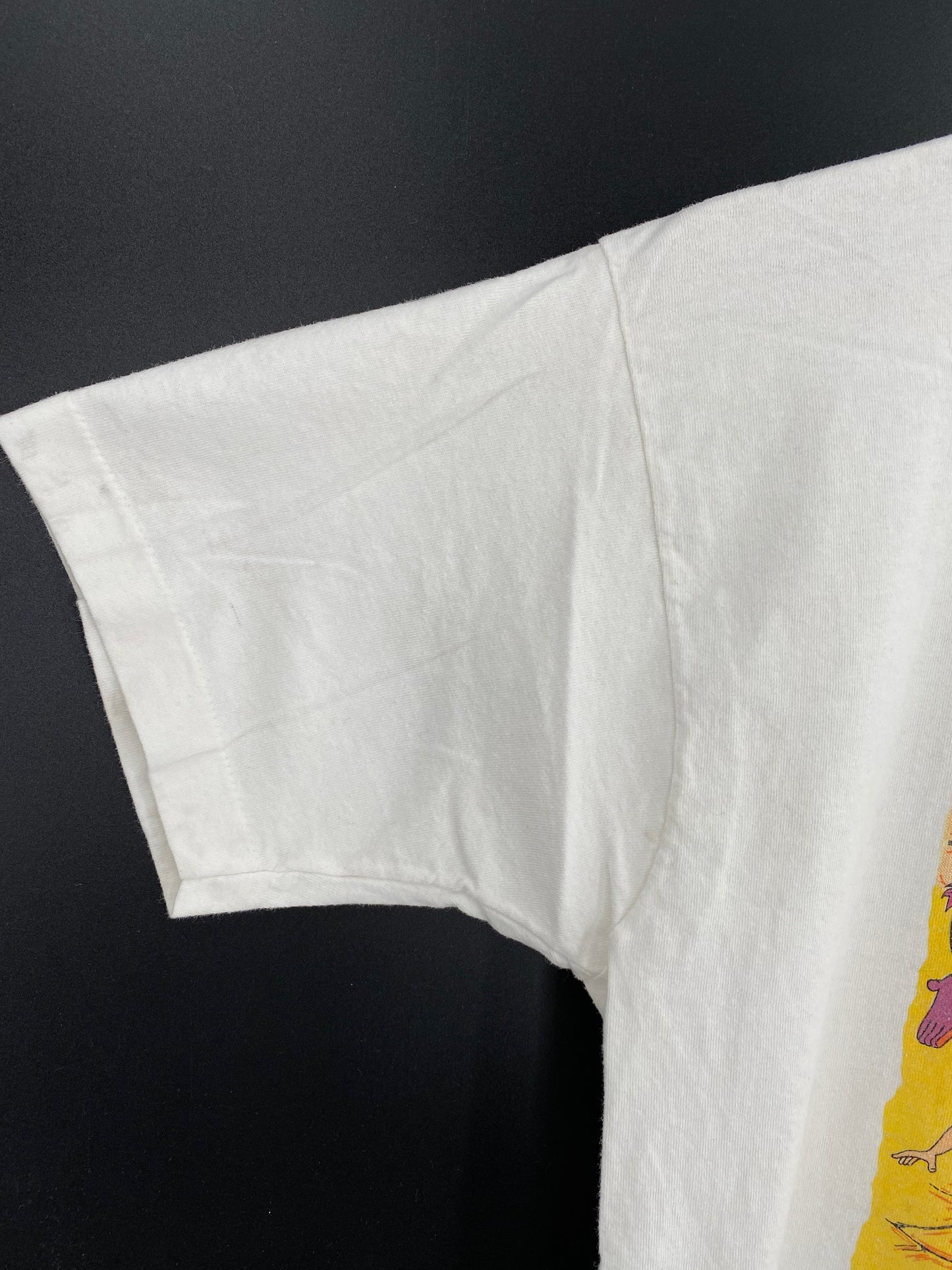 1991 DISNEY x THE UNIVERSITY OF TEXAS SCHOOL OF LAW Made in USA Size L Vintage College T-shirt / E374