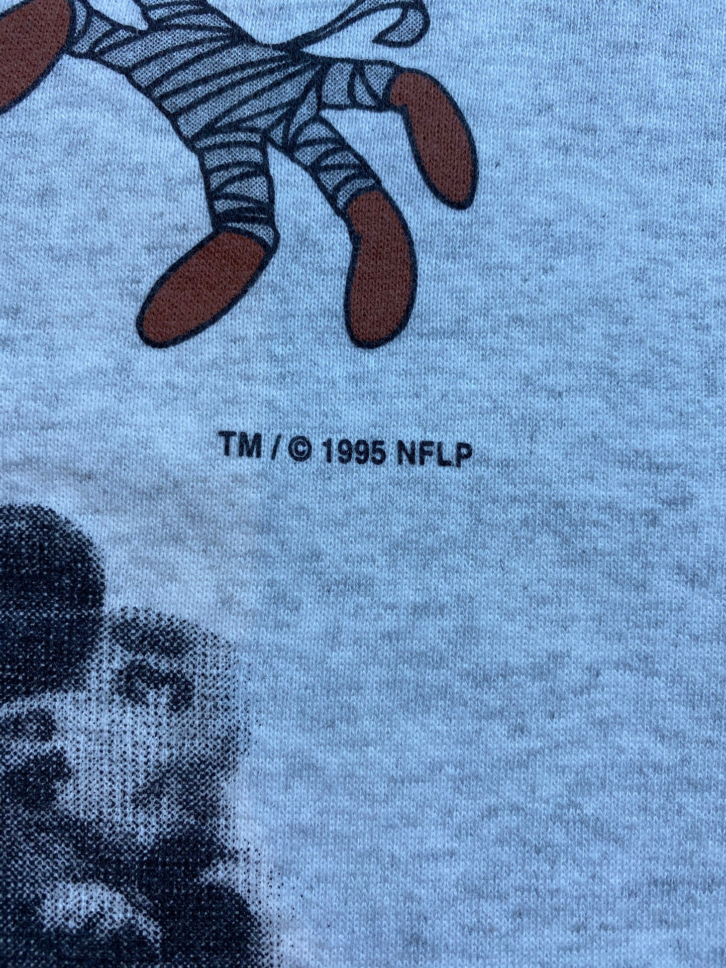 1995 Looney Tunes DALLAS COWBOYS Made in USA Size XL Vintage NFL Sweat-shirt / 6921