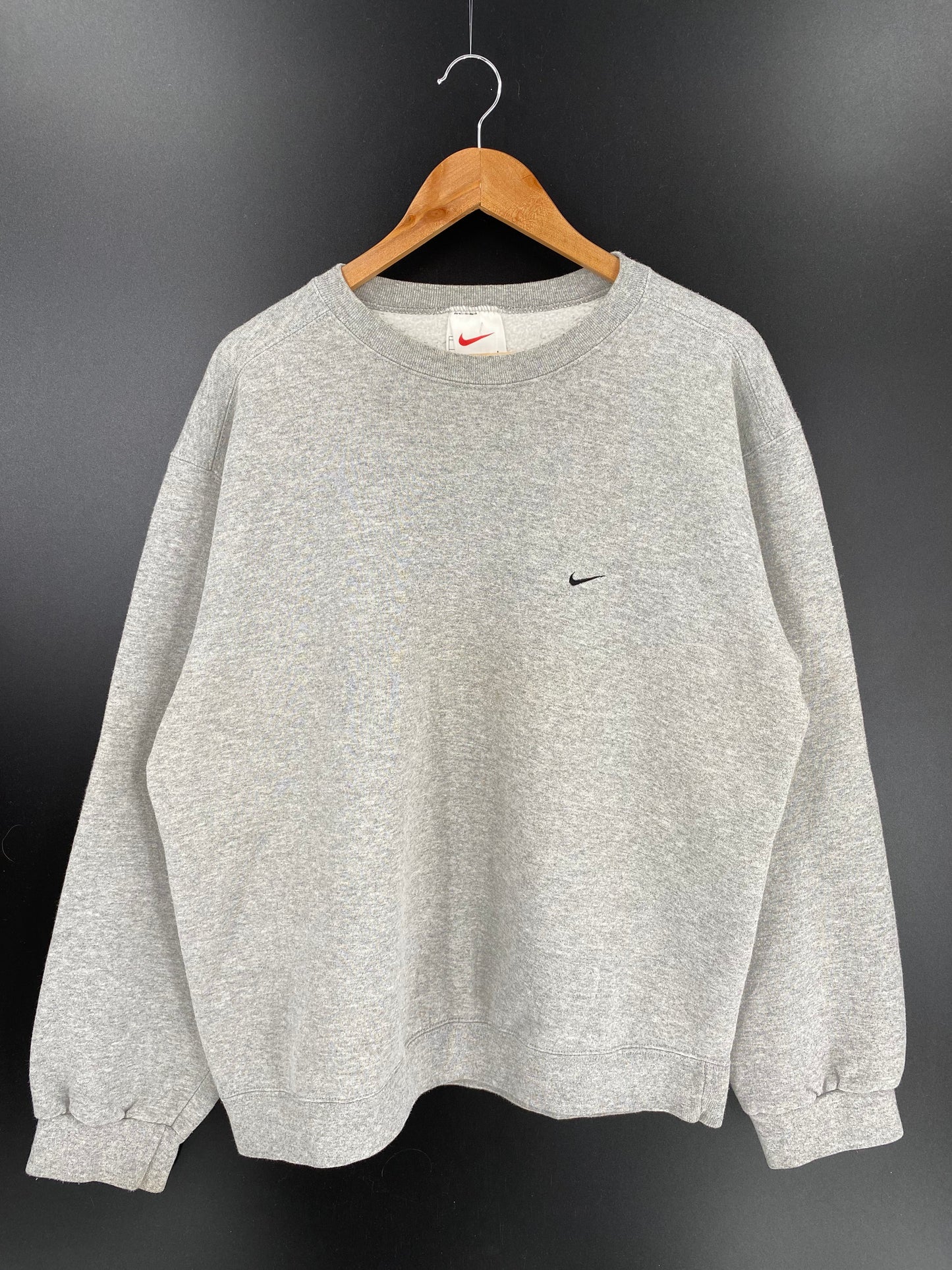 90’s NIKE MINI SWOOSH Size L Vintage Sweat- Shirt / A2652