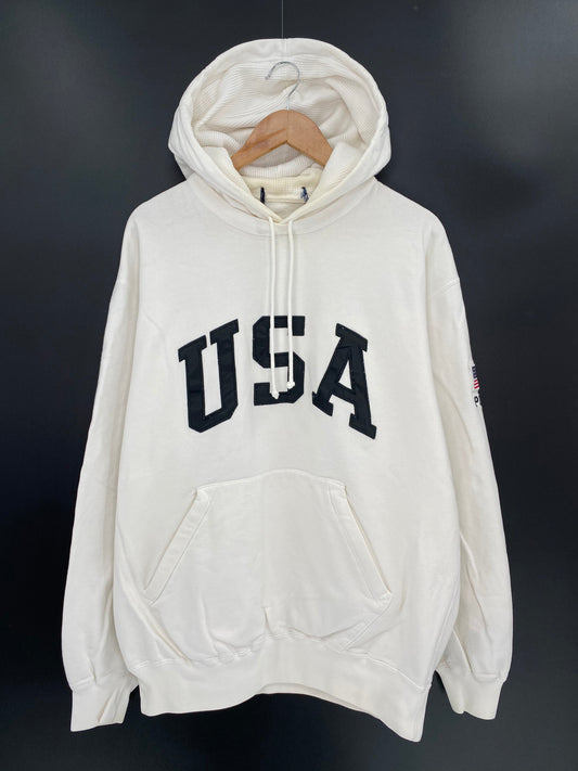 90’s POLO RALPH LAUREN Size No Tag (Approx. L) Vintage Hoodie Sweat-shirt / K8421