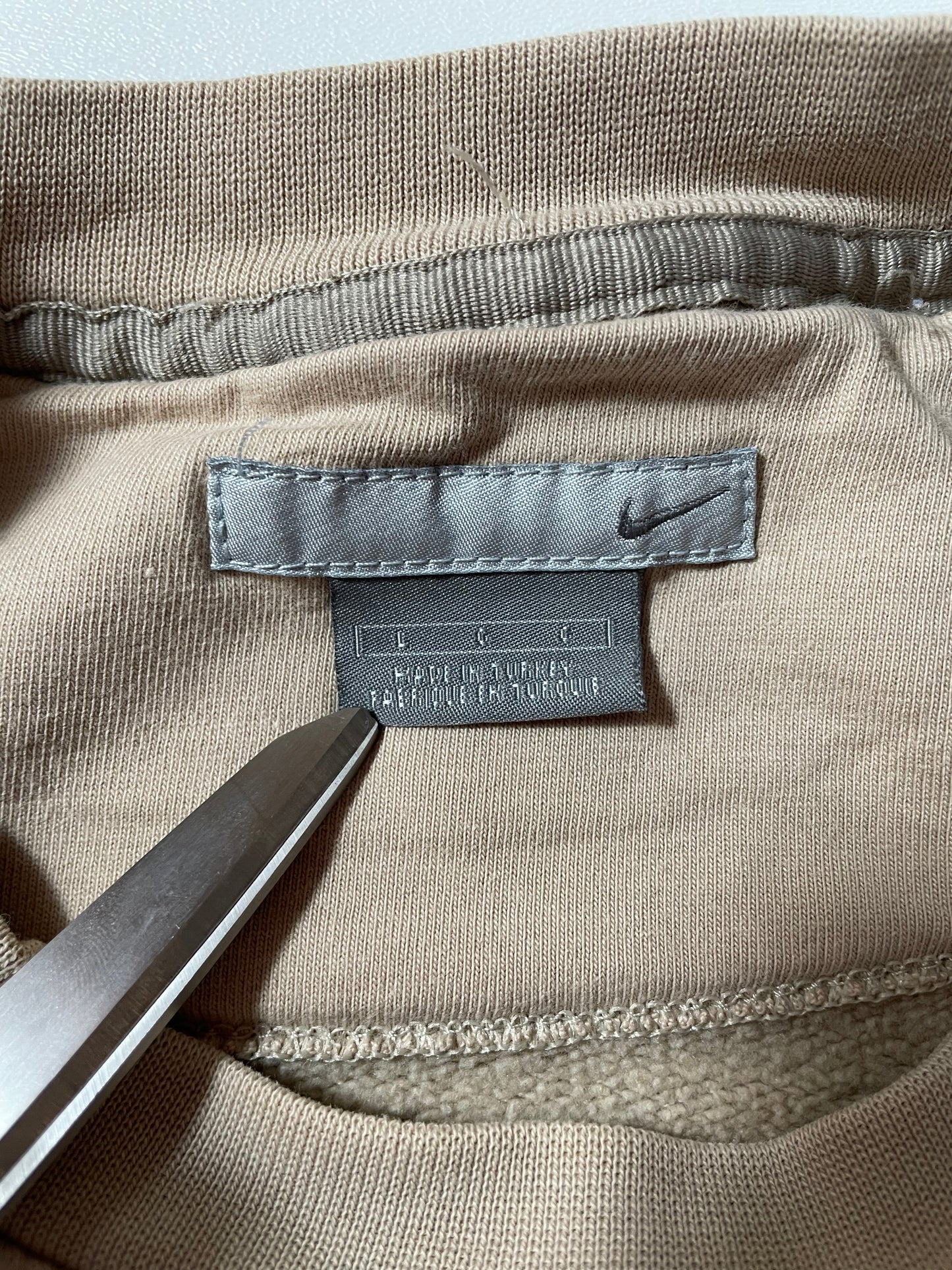 00’ NIKE MINI SWOOSH Size L Vintage Sweat-shirt / K509