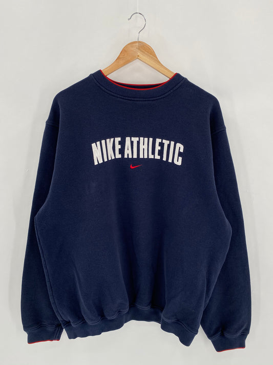 00’ NIKE ATHLETIC EURO Size L Vintage Sweat-shirt / 6387