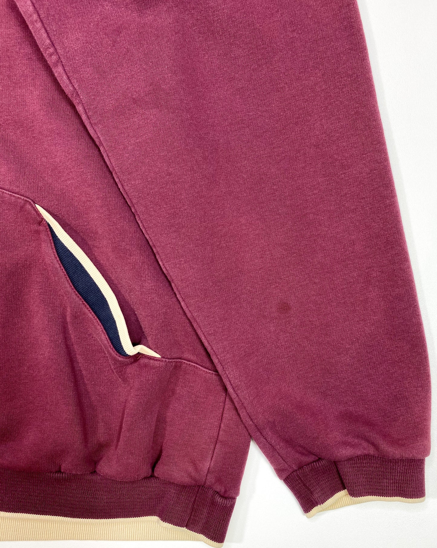 00' Nike Mini Swoosh Damage Vintage Hoodie Sweat-Shirt / 4497