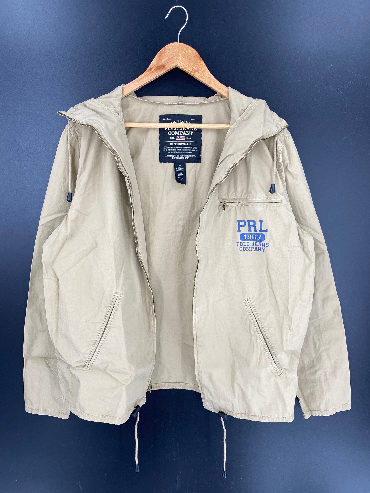 Vintage POLO JEANS COMPANY Size M Zip-Up Jacket / k188
