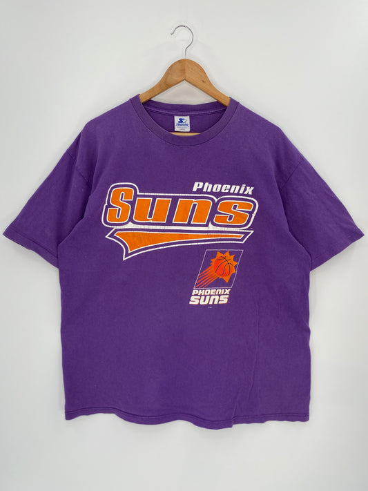 90’s STARTER PHOENIX SUNS Made in USA Size L Vintage NBA T-Shirt / 9295