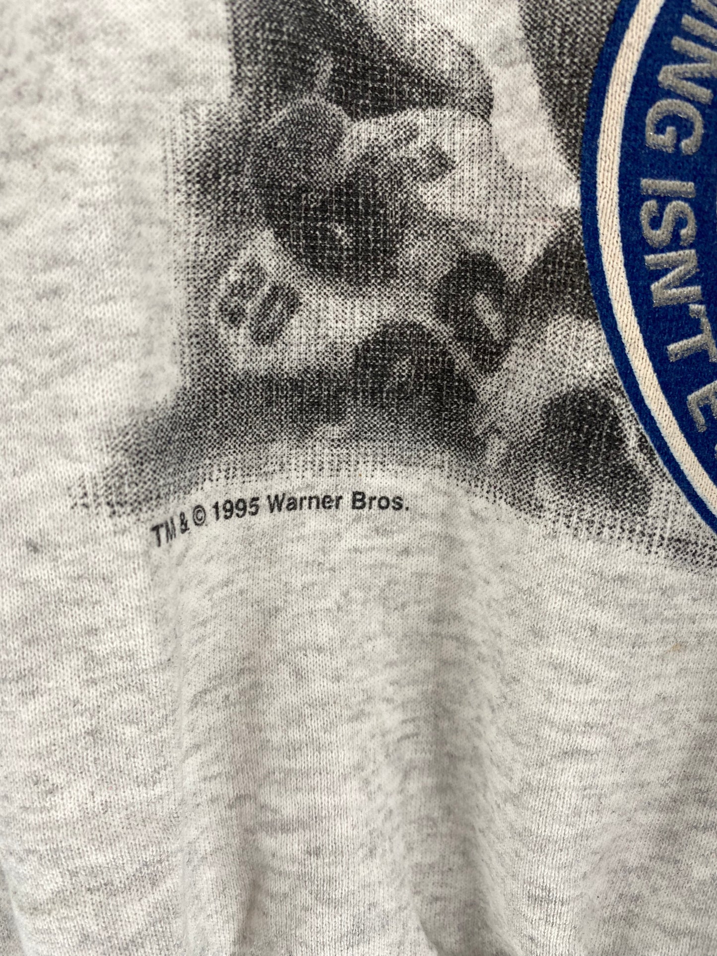 1995 LOONEY TUNES x COWBOYS MADE IN USA Size XL Vintage NFL Sweat-shirt / K413