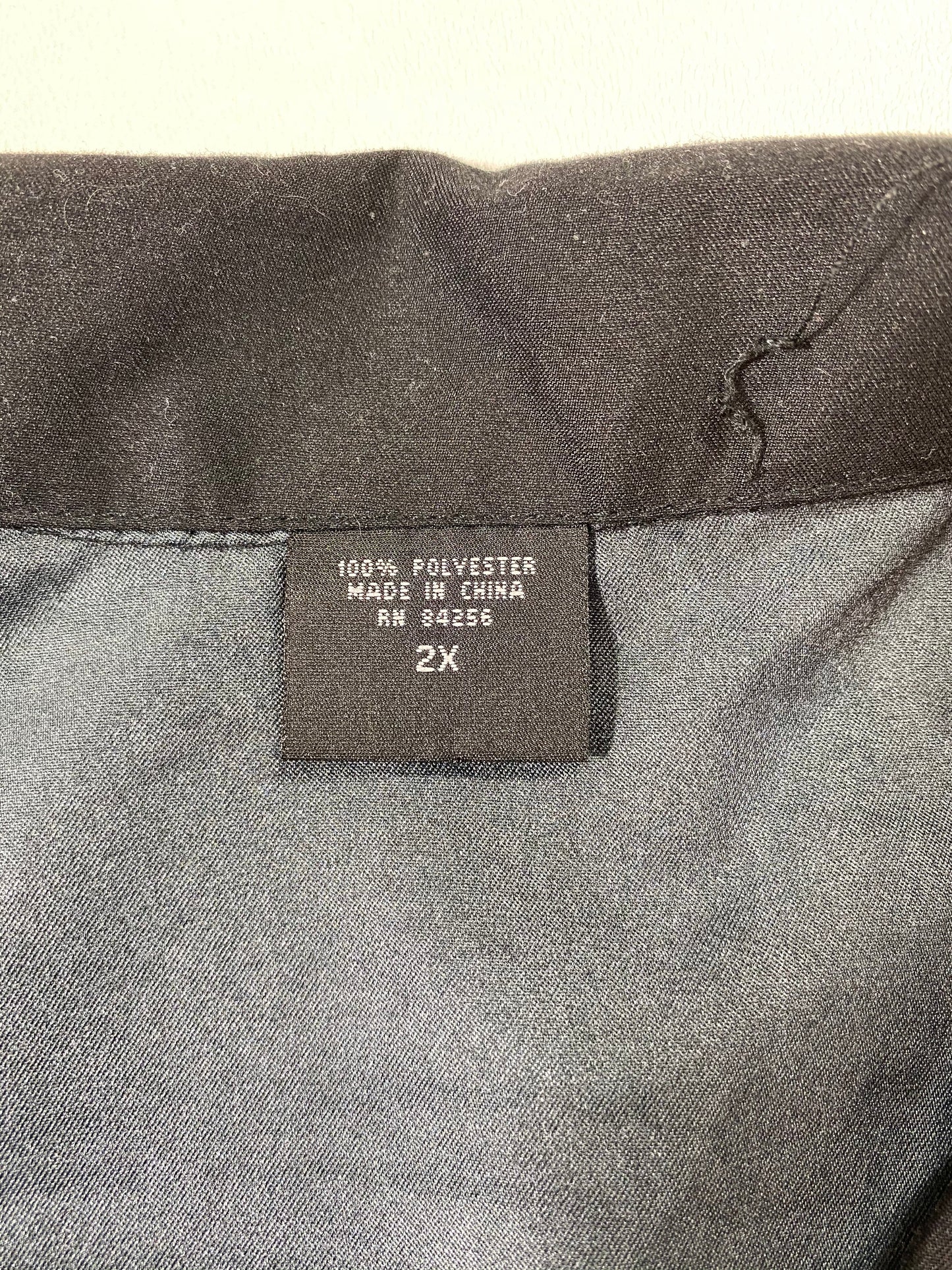 00' Skull Size XXL Vintage Button Down Shirt / K6736