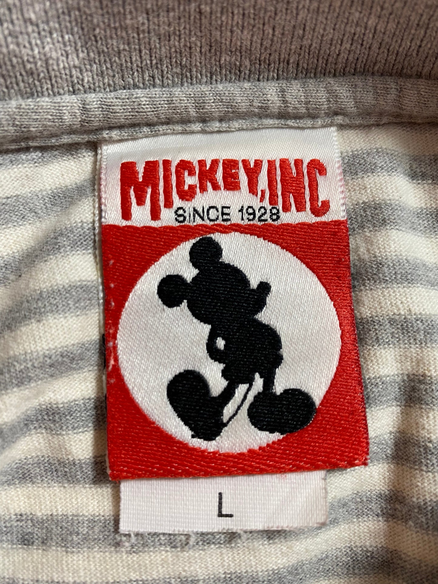 .90’s DISNEY MICKEY Made in USA Size L Vintage Polo-Shirt / E4937T