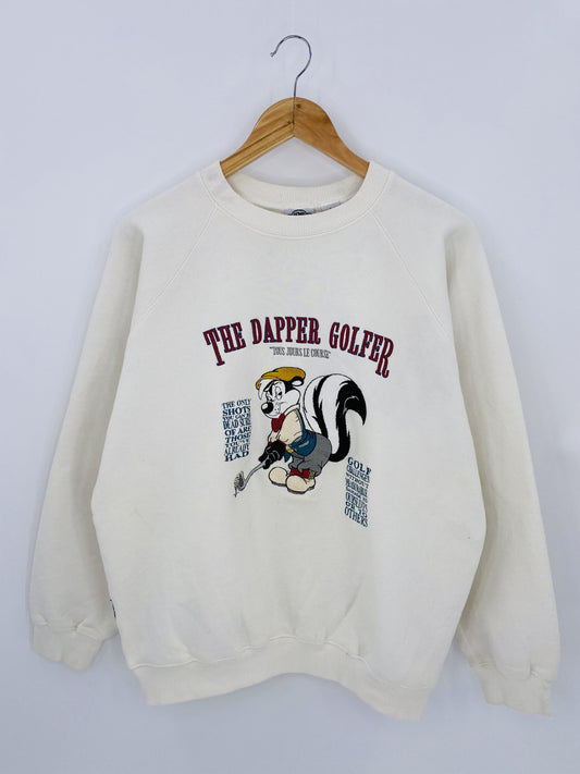90’s WARNER BROS. LOONEY TUNES Size L Vintage Sweat-shirt / K5653