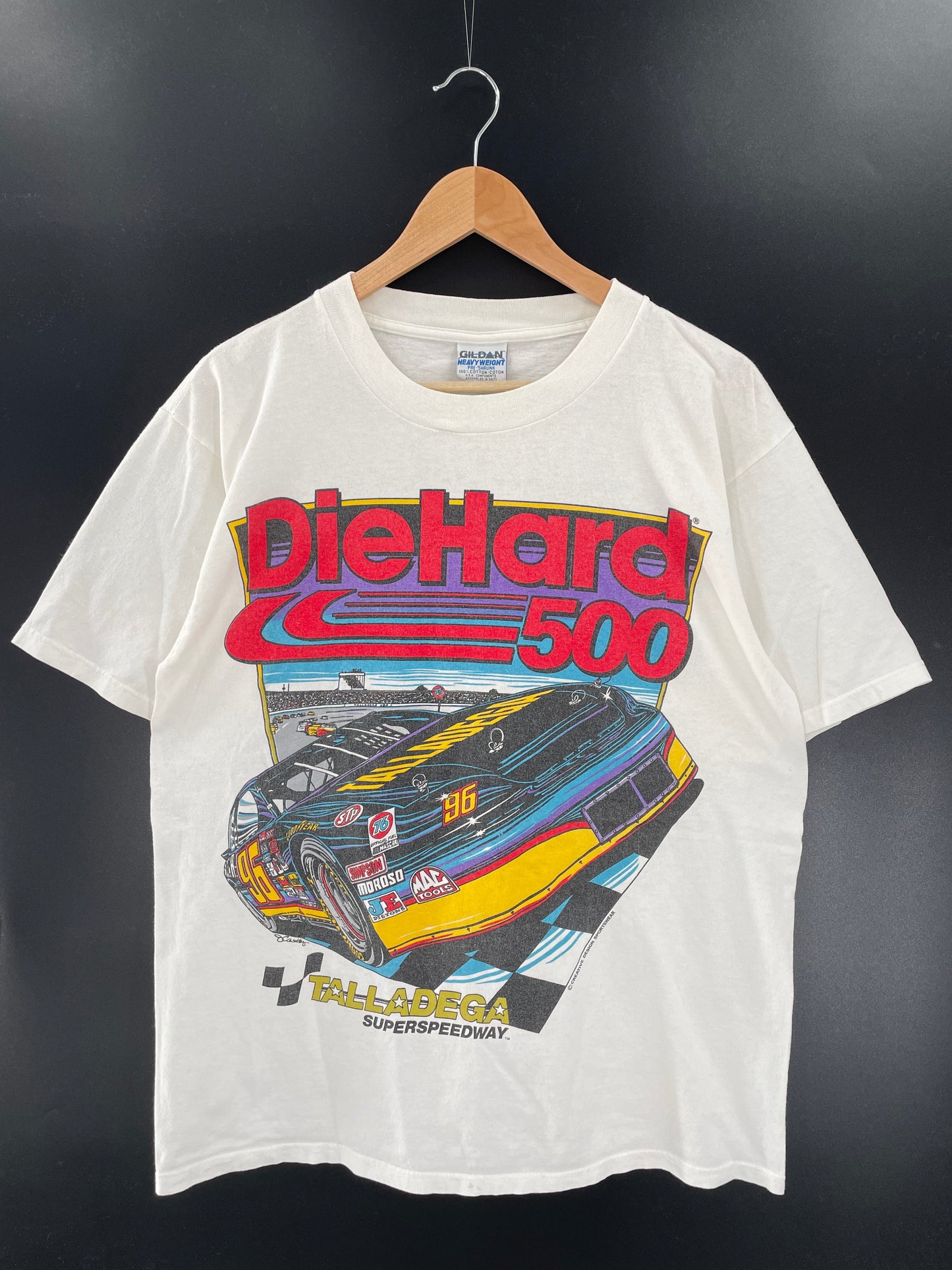 90’s DIEHARD 500 Size L Vintage Racing T-Shirt / A6465