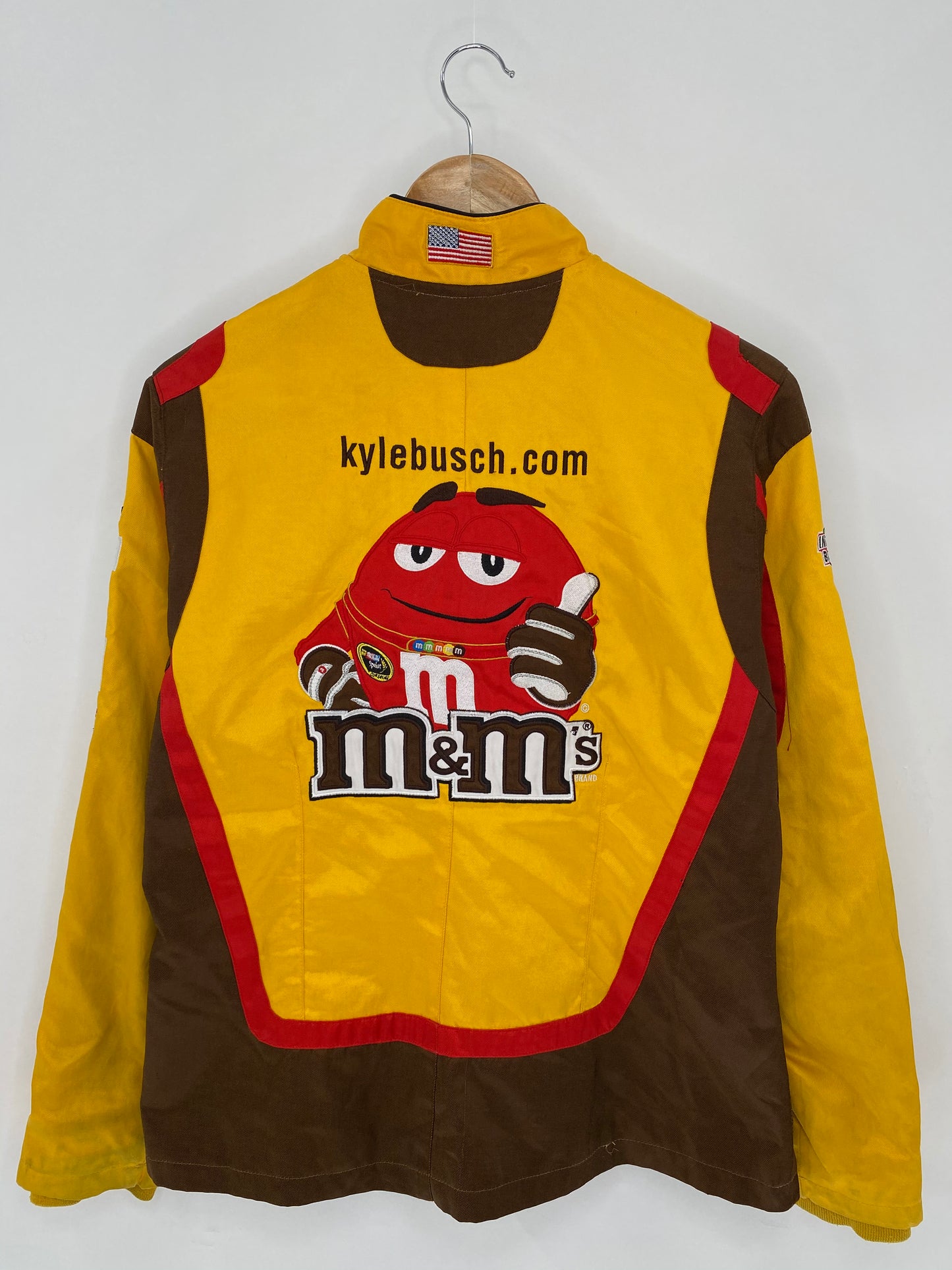 Vintage NASCAR M&M’S Size Ladies L Racing Jacket  / 5899