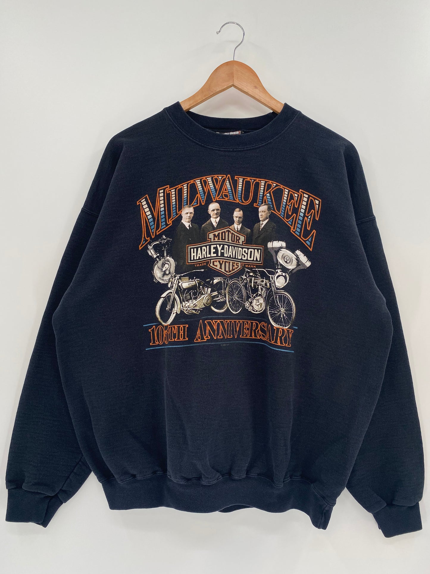 2008' HARLEY DAVIDSON Size L Vintage Sweat-Shirt / K1132