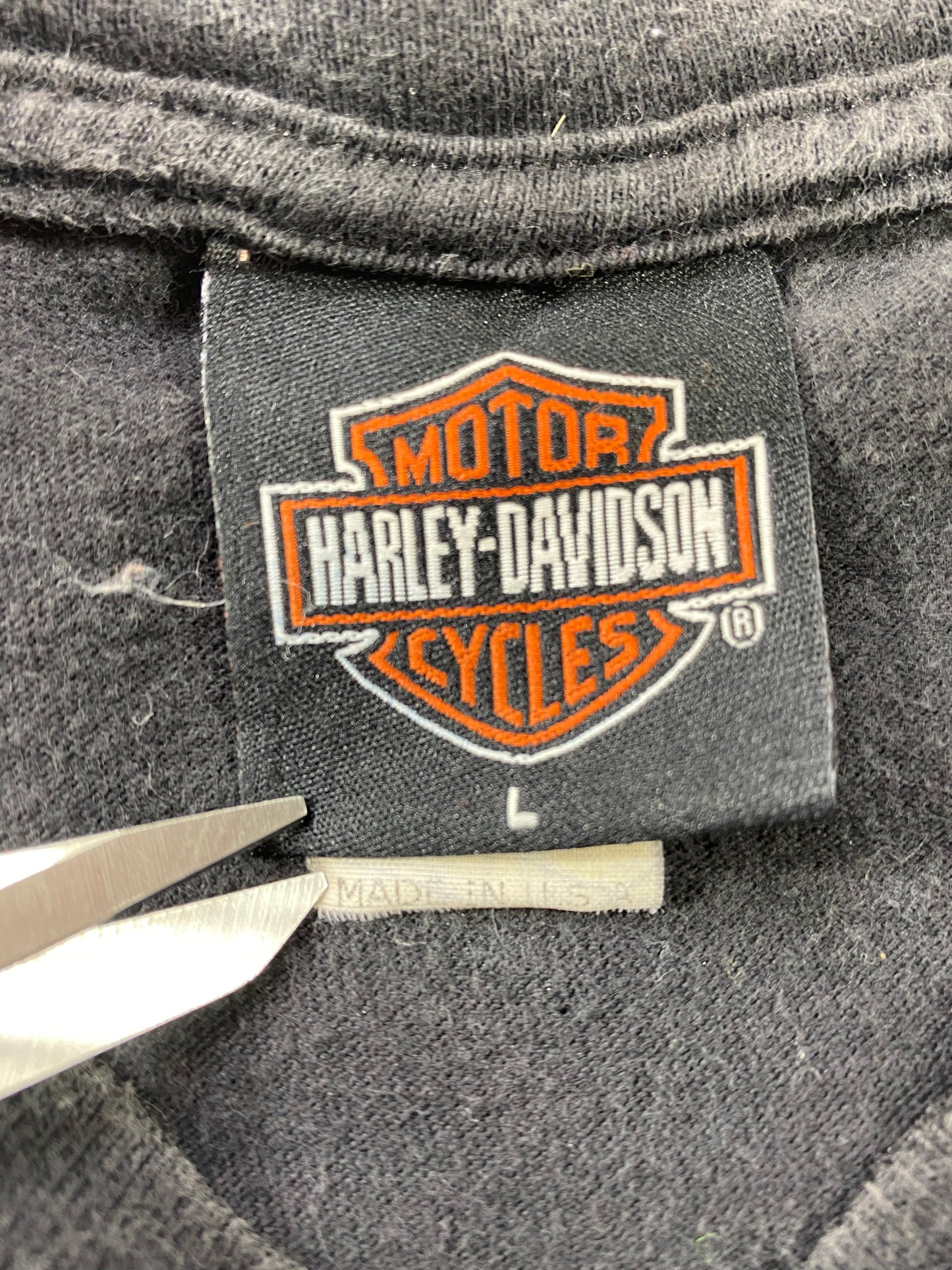00’ Harley Davidson SAUK RAPIDS Made in USA Vintage Size L T-Shirt / 6334