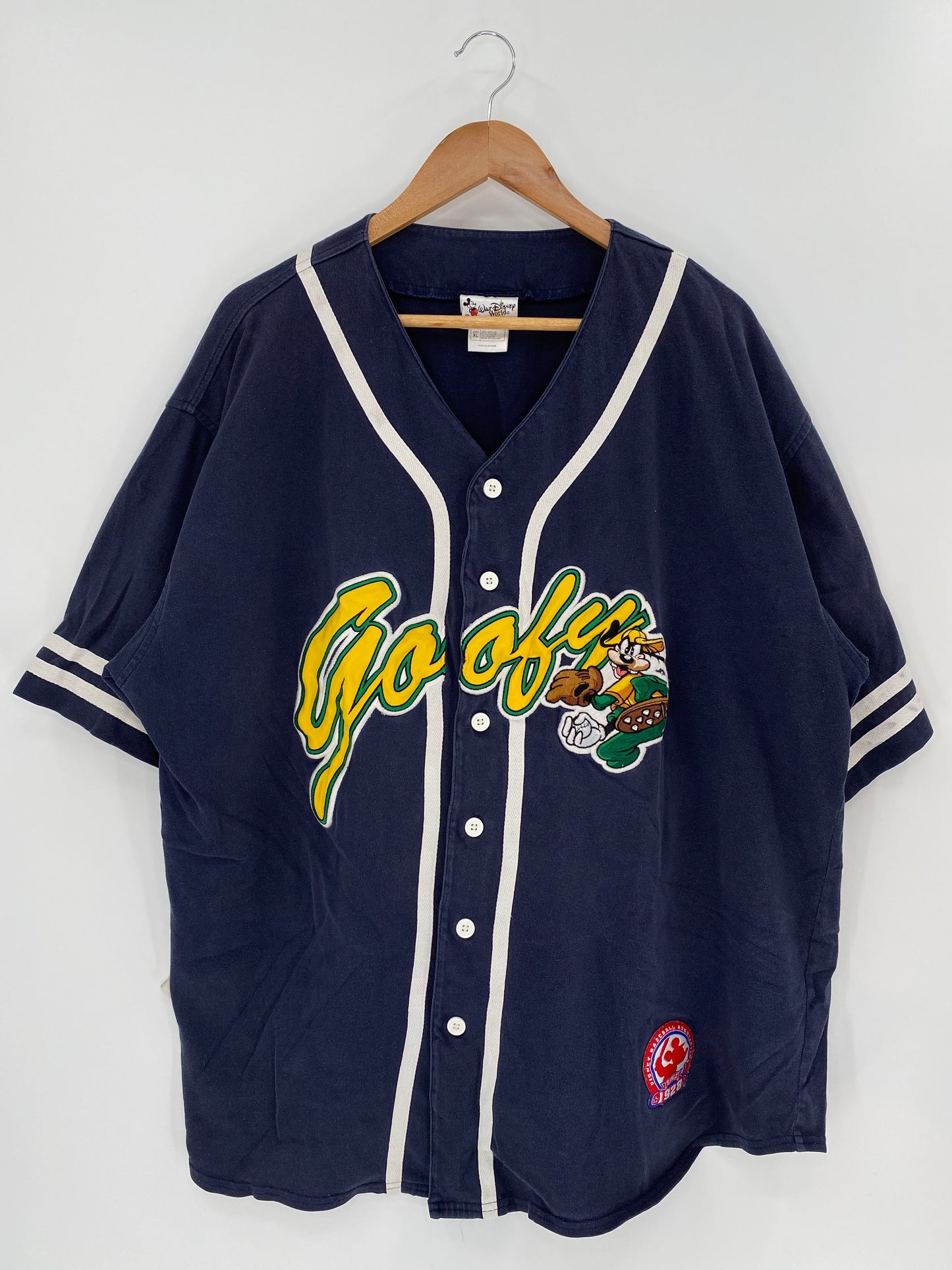 00’ DISNEY GOOFY Size XL Vintage Baseball Shirt / A1006