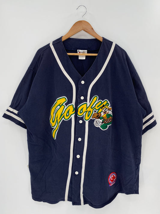 00’ DISNEY GOOFY Size XL Vintage Baseball Shirt / A1006