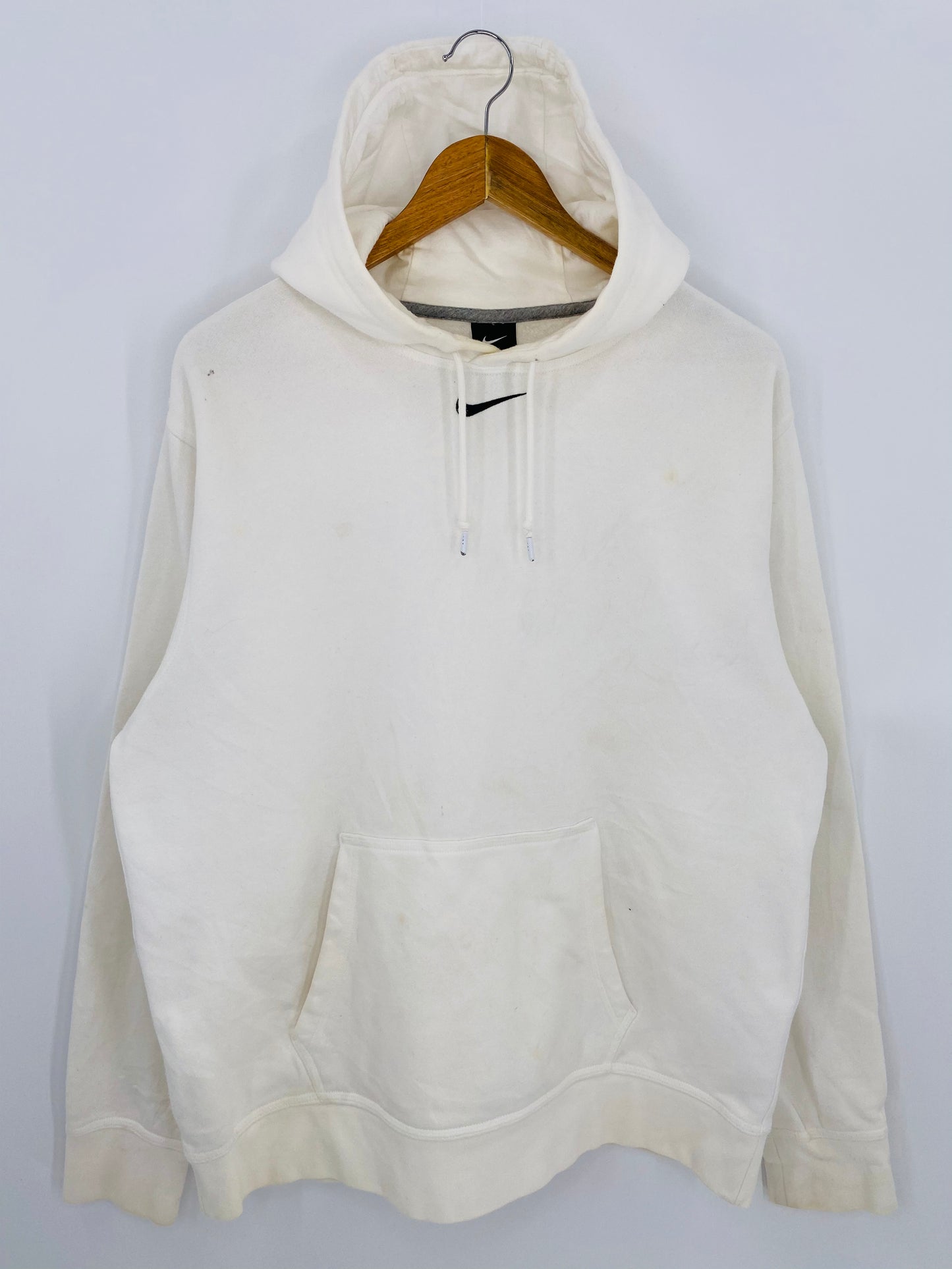 00’ NIKE Center Swoosh Size L Vintage Hoodie Sweat-shirt / 7202