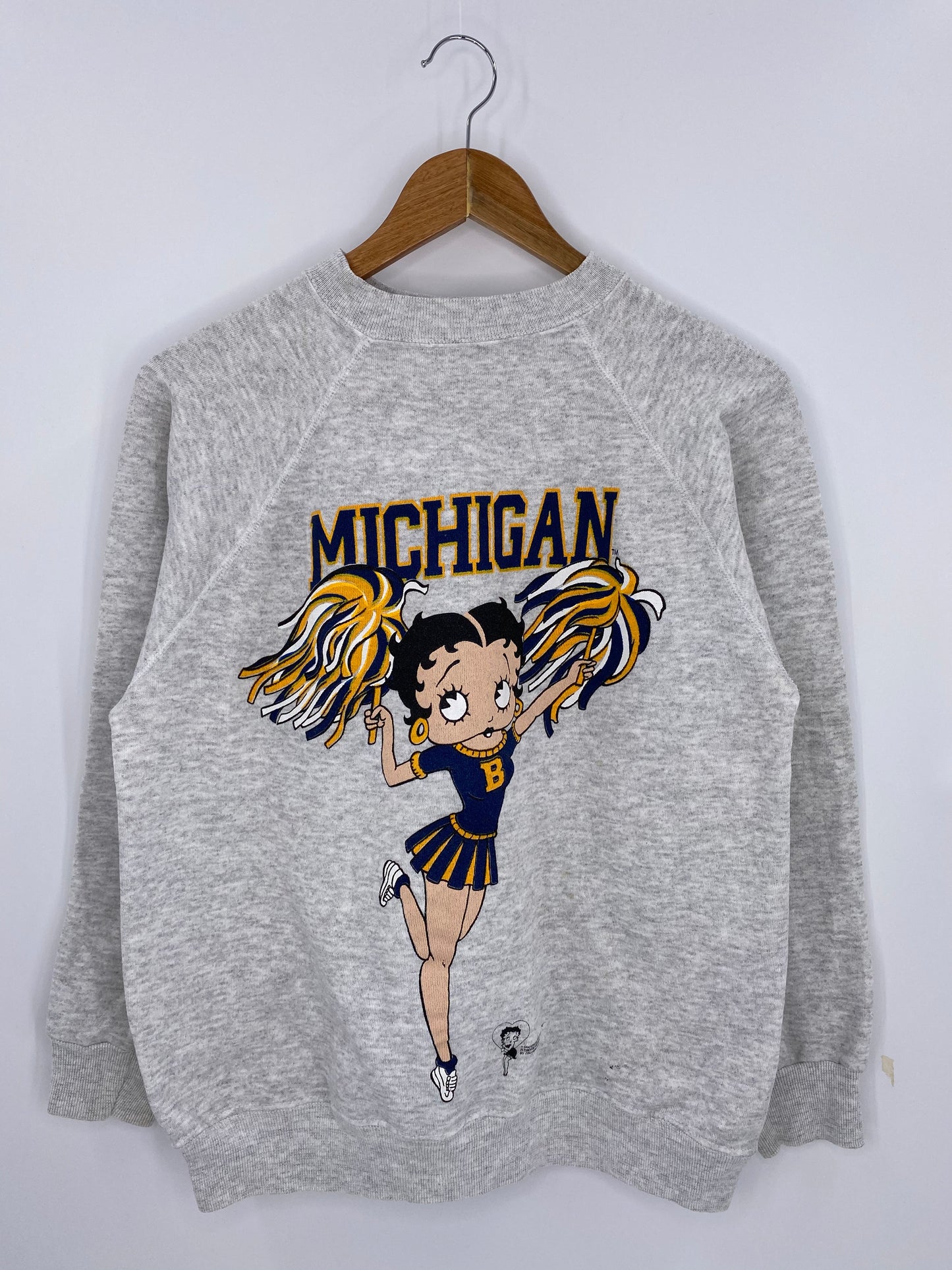 1994 BETTY x MICHIGAN Made in USA Size Ladies L Vintage Sweat-shirt / 7177