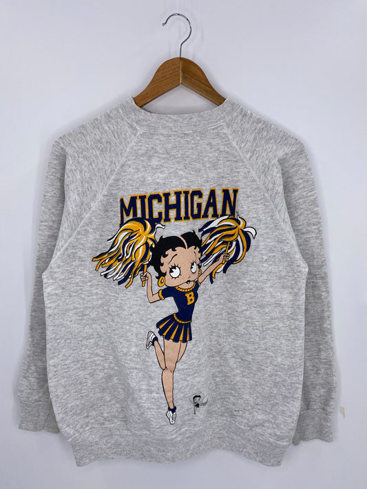 1994 BETTY x MICHIGAN Made in USA Size Ladies L Vintage Sweat-shirt / 7177